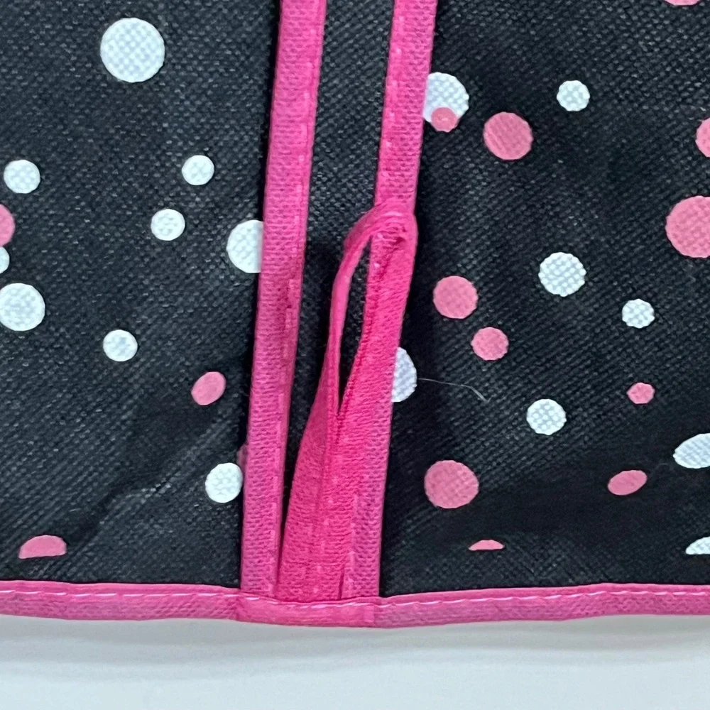 Princess Paradise Garment Bag Black Pink‎ Polka Dot Dress Cover 60 Inch Travel